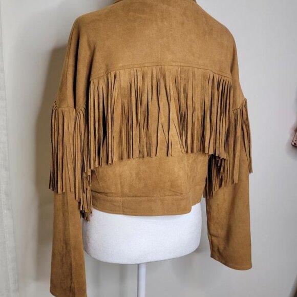 Vintage Fringe Suede Jacket - Picture 12 of 12